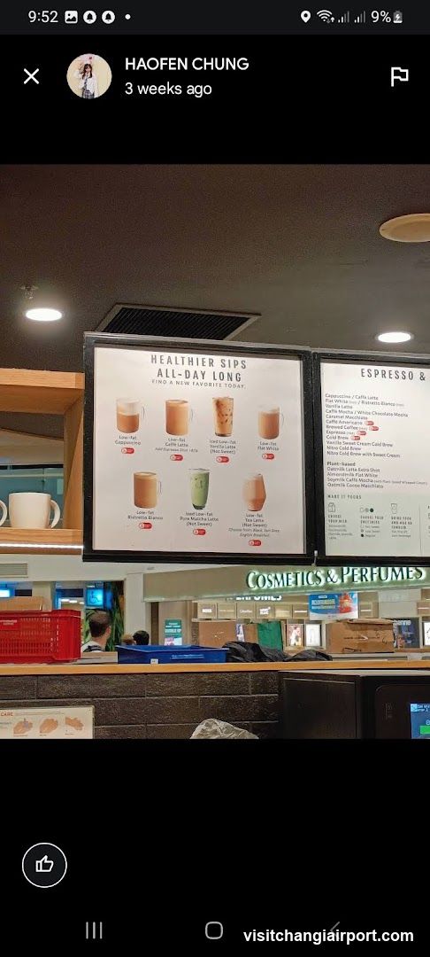 Coffee Shop Interior Menu Display