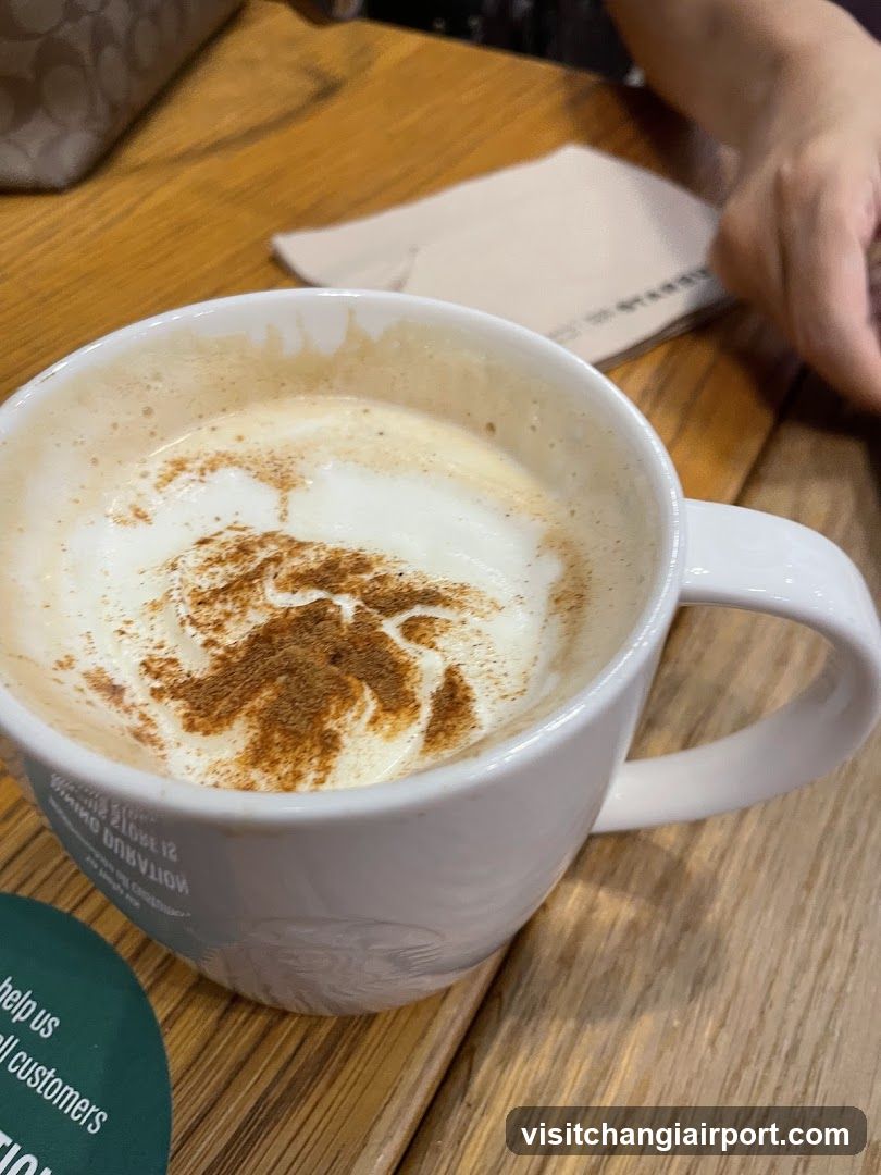 Cappuccino with Cinnamon Dust