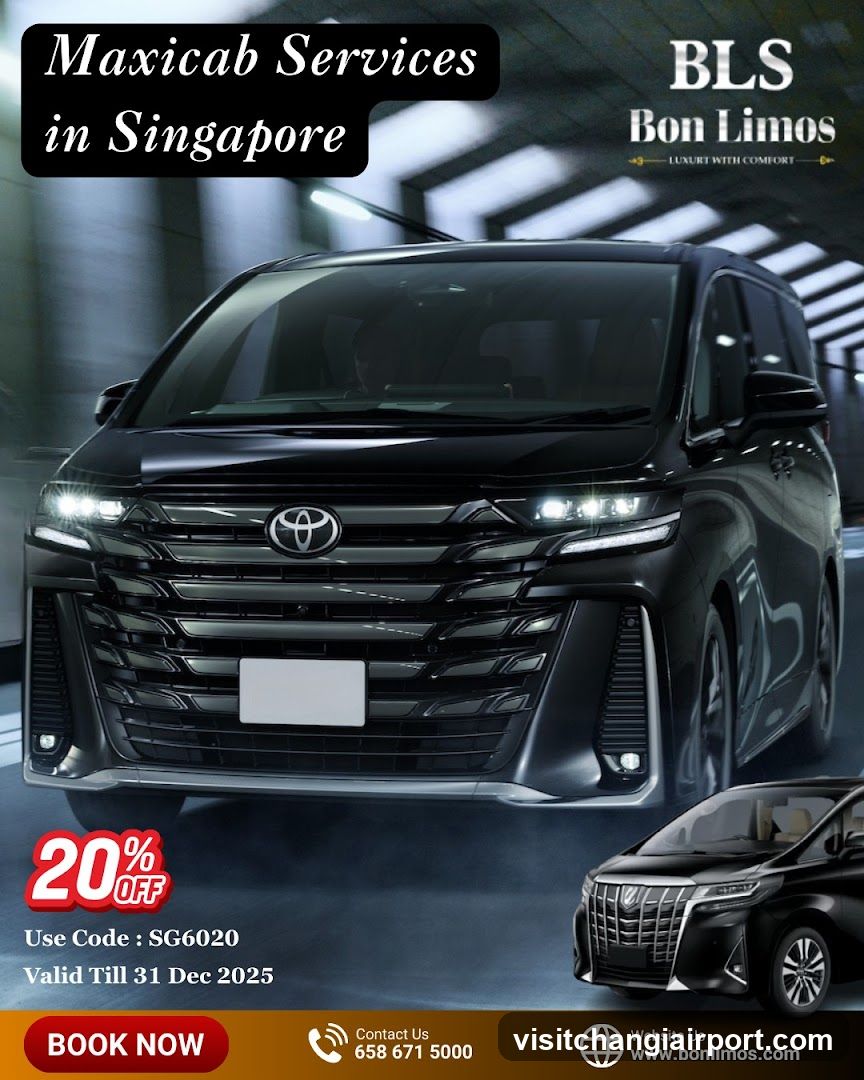 Maxicab Services in Singapore - BLS Bon Limos Advertisement