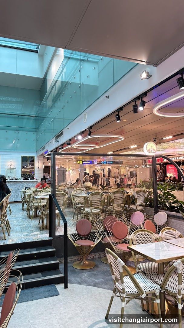 Cafe Interior with Outdoor Seating