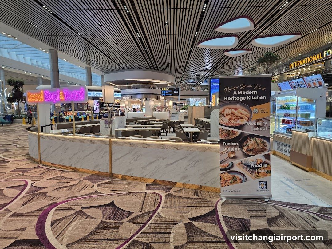Airport Food Court Interior