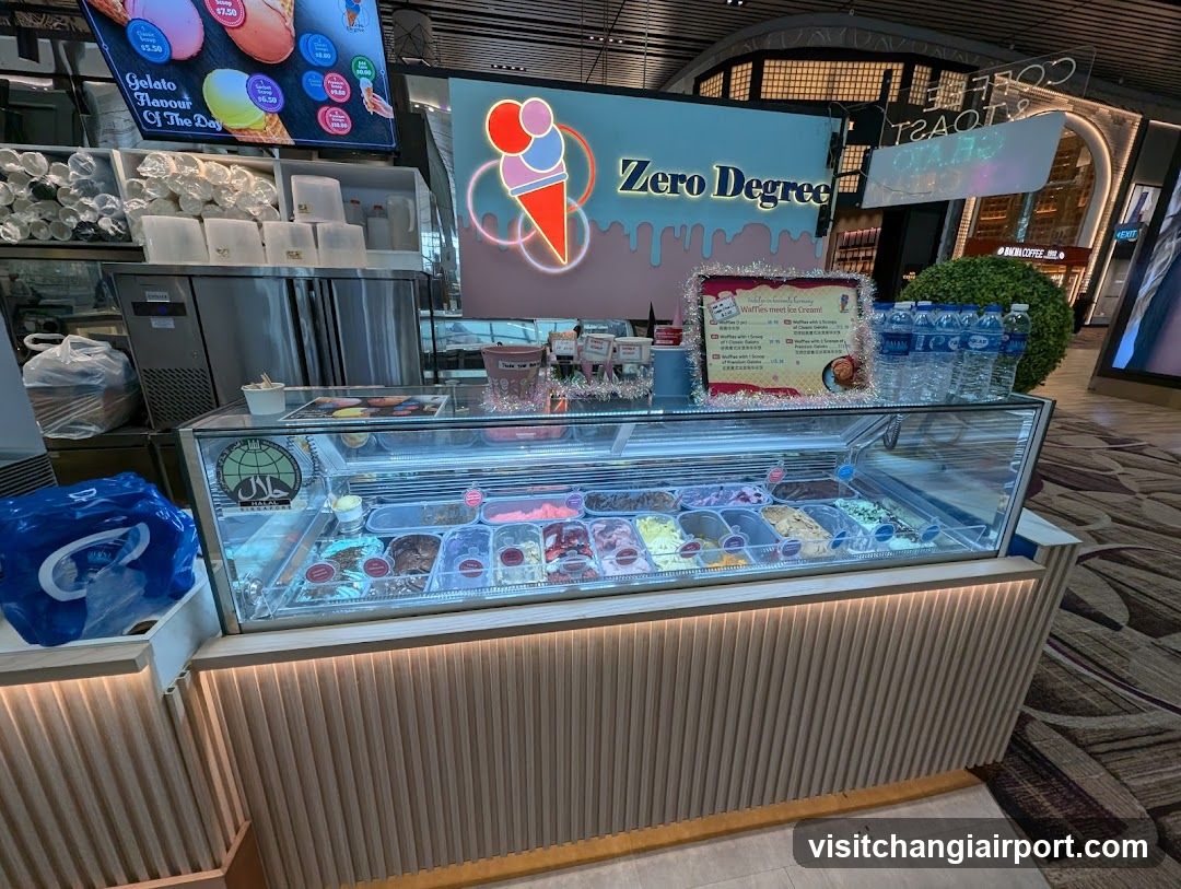 Zero Degree Ice Cream Shop Display