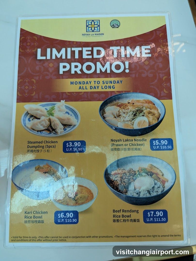 Noyah La Maison Limited Time Promo Menu