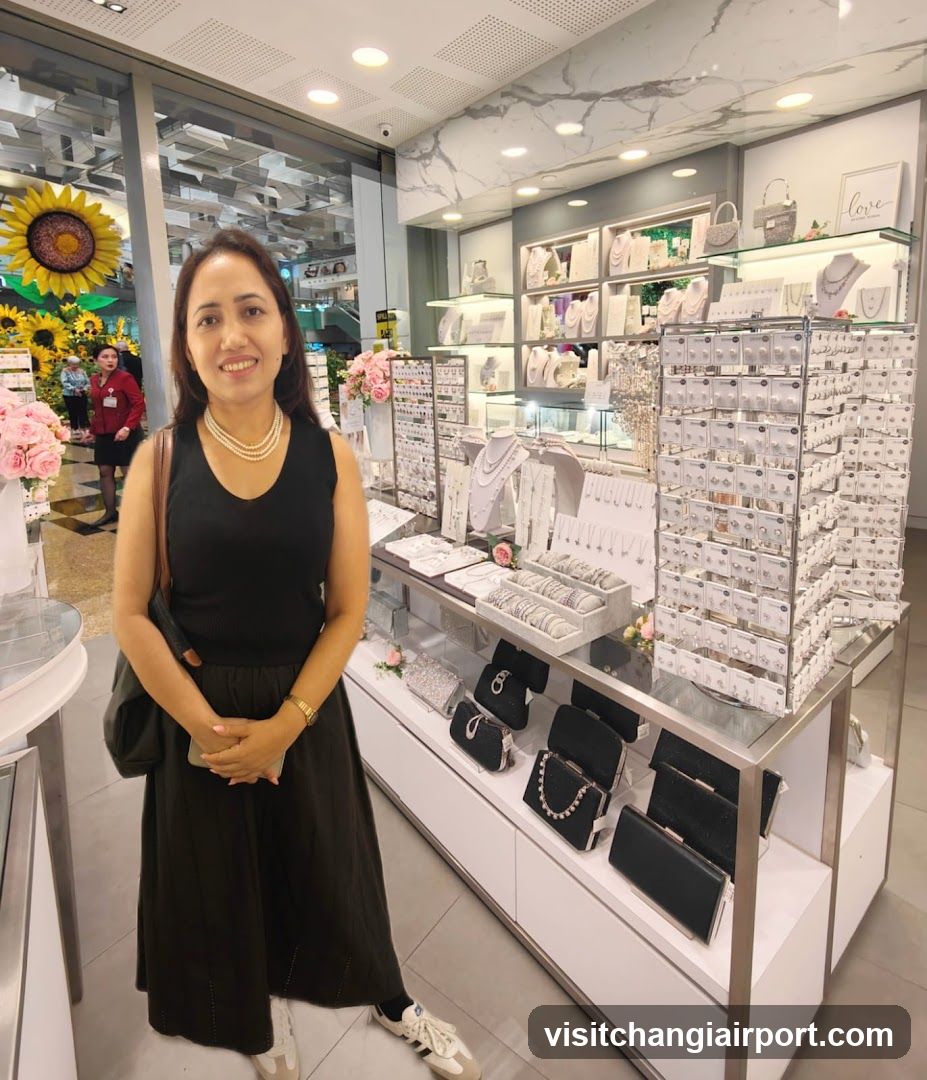 Woman in Jewelry Store