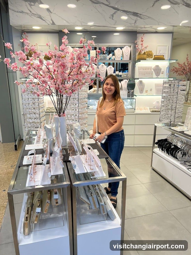 Jewelry Store Interior with Staff