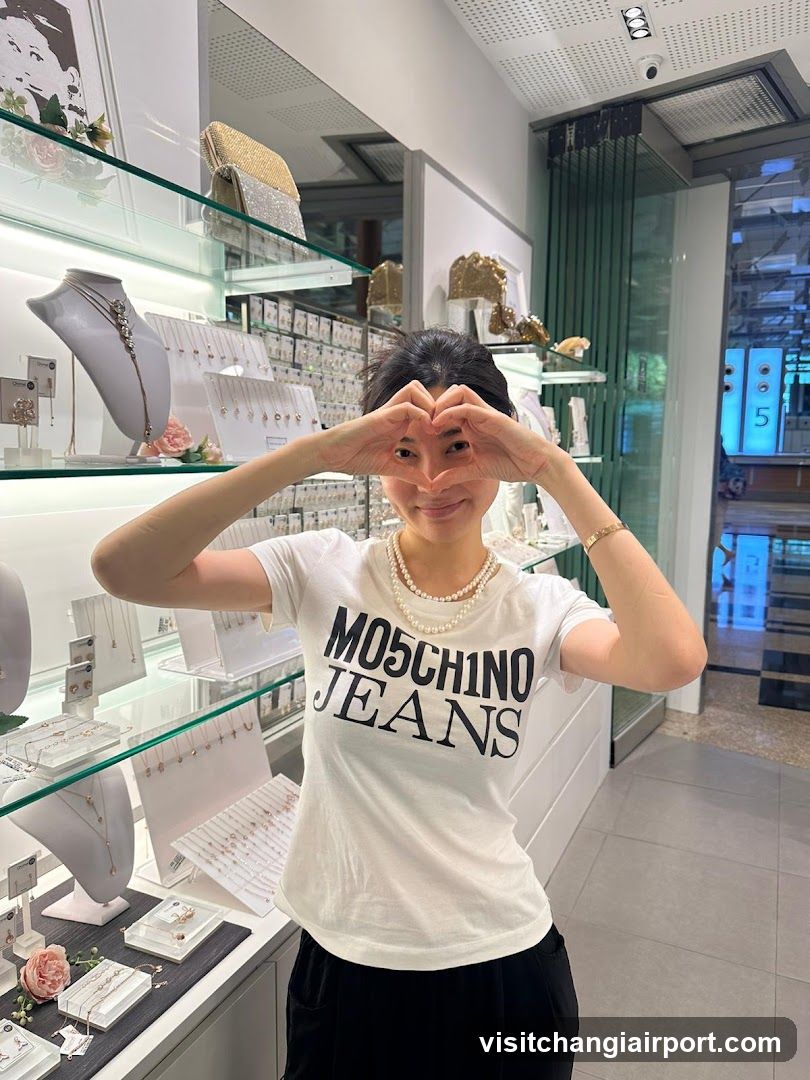Jewelry Store Interior with Customer