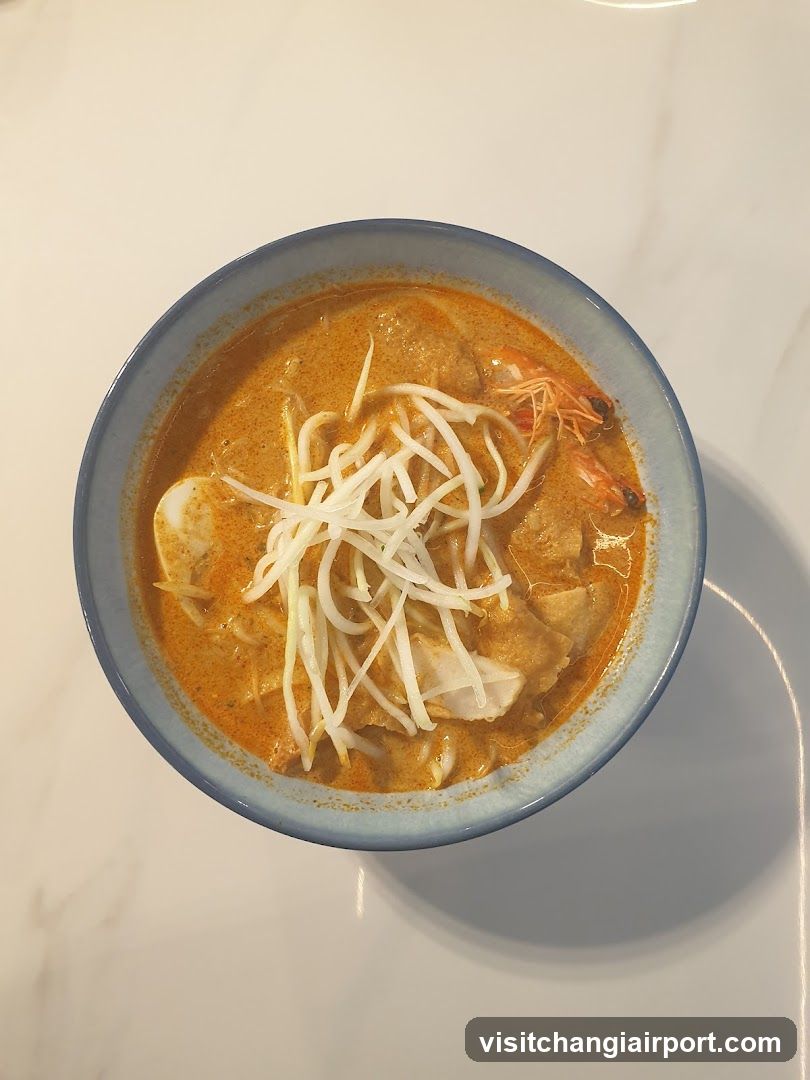 Curry Noodle Bowl with Bean Sprouts