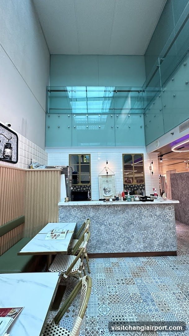 Interior of a modern cafe or restaurant