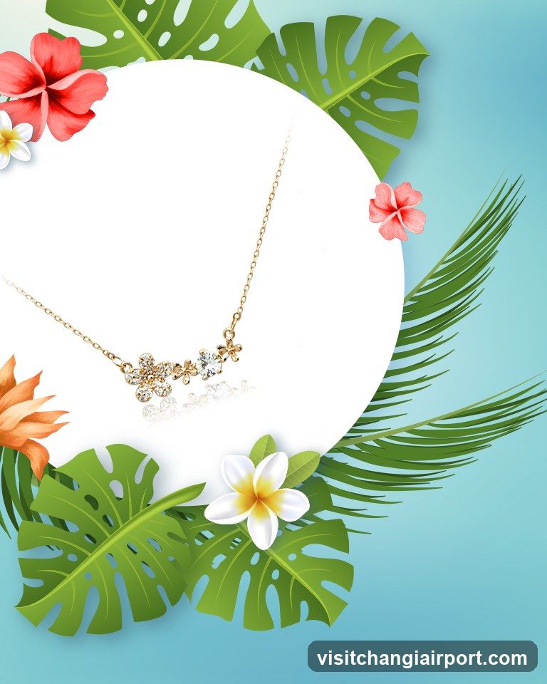 Tropical Jewelry Display