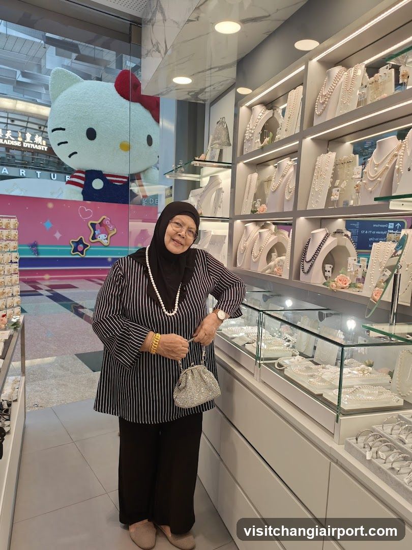 Woman in Jewelry Store