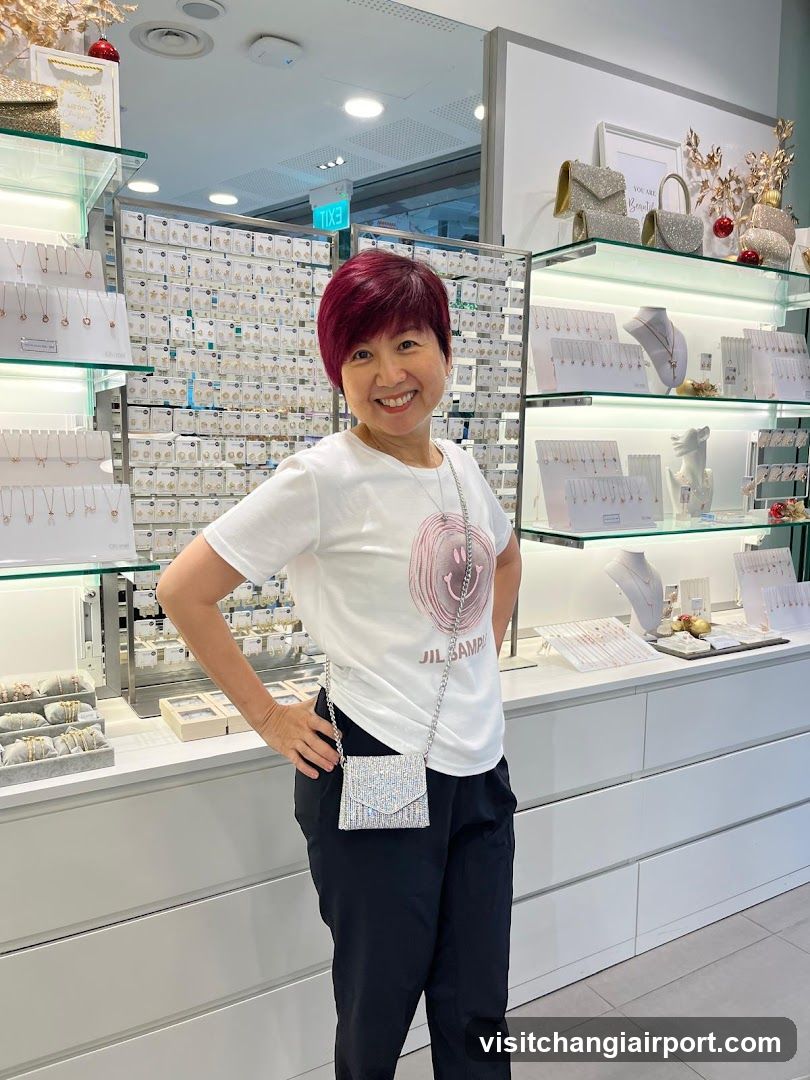 Woman in Jewelry Store