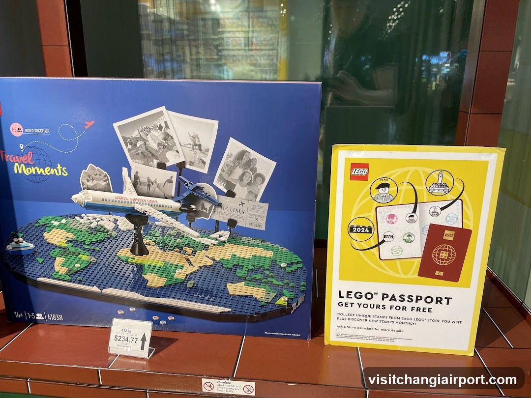 LEGO Travel Moments set display