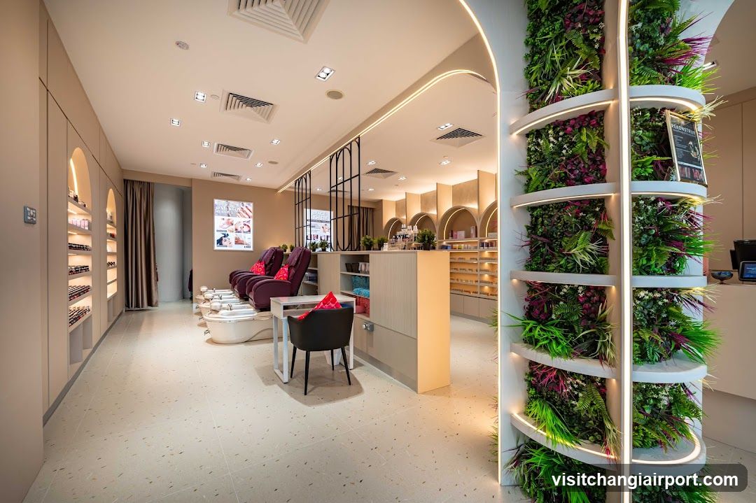 Interior of a modern spa or wellness center