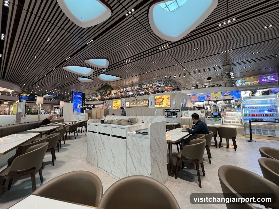 Airport Food Court Interior