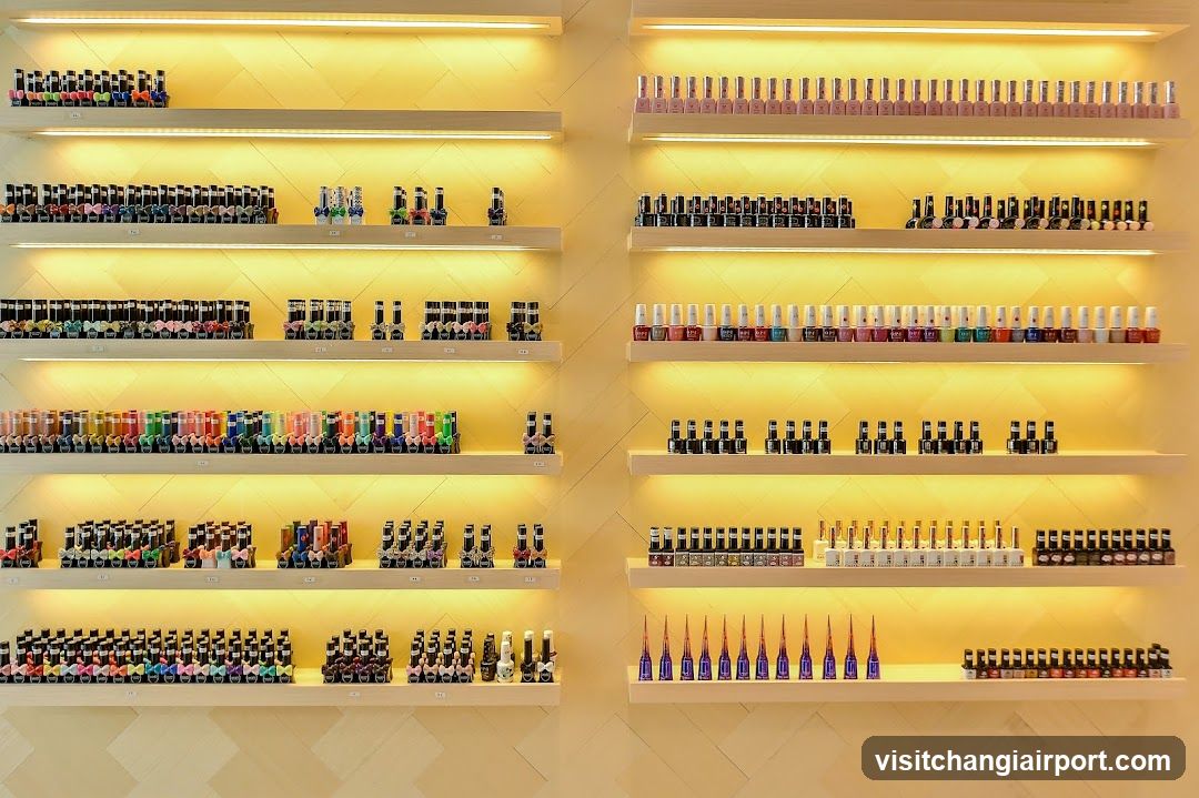 Nail Polish Display Wall