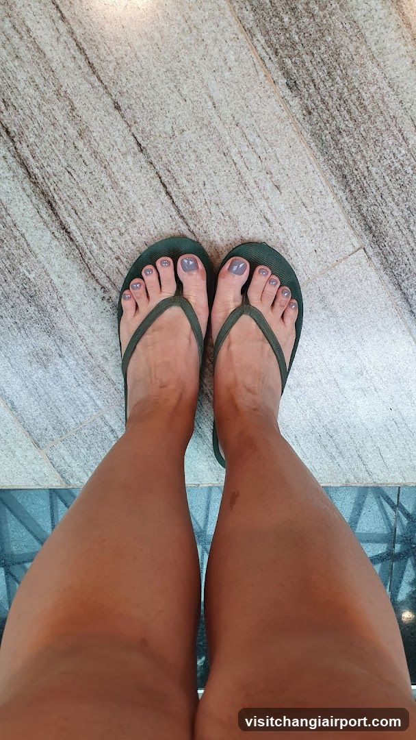 Feet in Flip-Flops