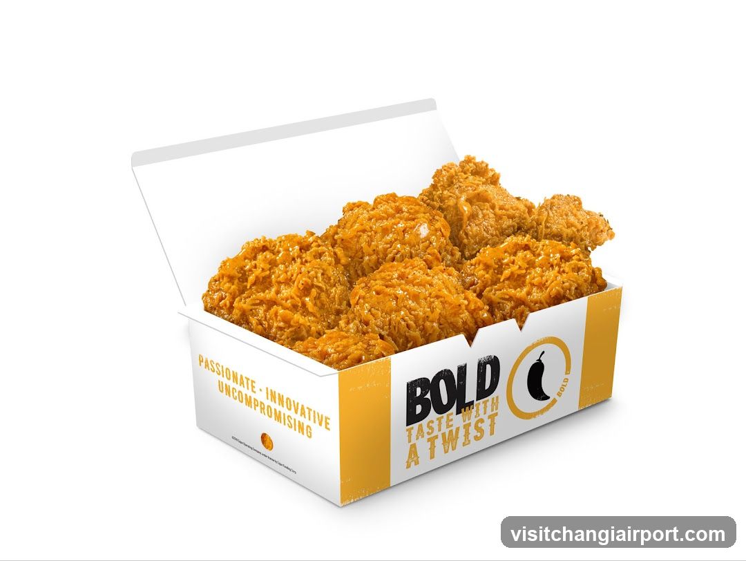 BOLD Taste With A Twist Boxed Fried Chicken