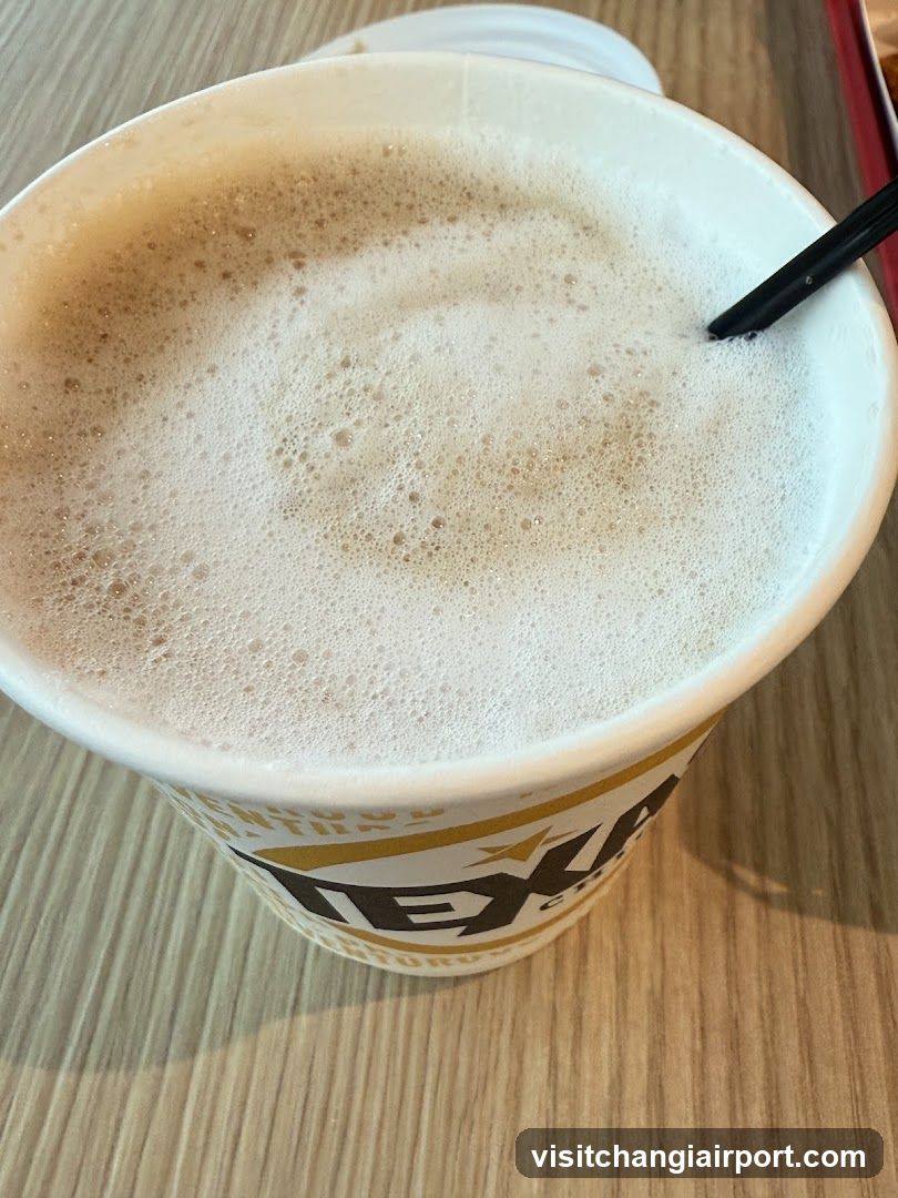 Foamy Coffee in Cup