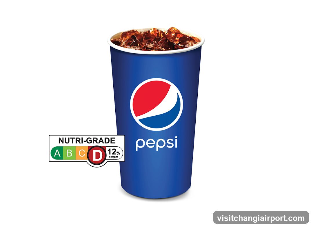 Pepsi Cup with Nutri-Grade Label