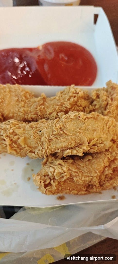 Fried Chicken with Ketchup