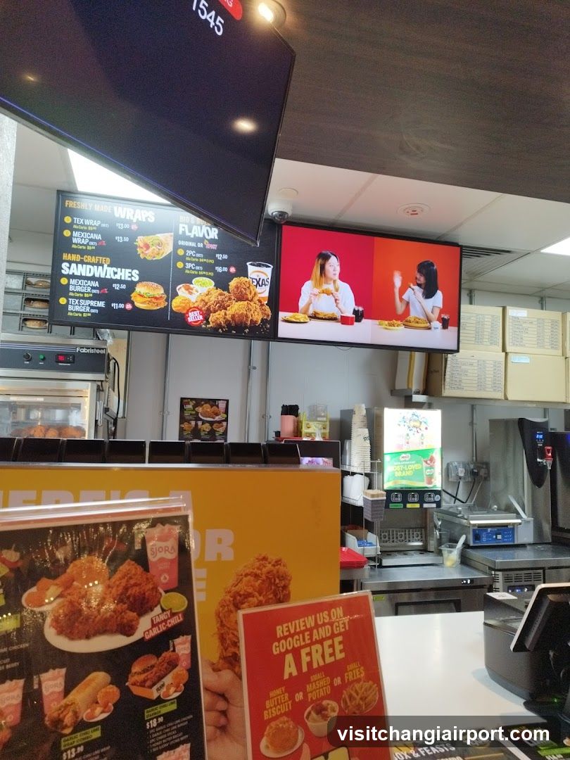 Fast Food Counter Interior