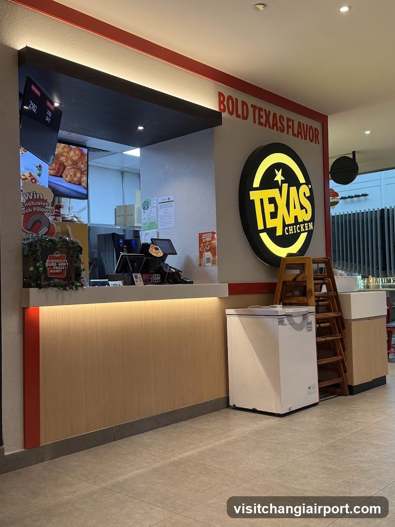 Texas Chicken Counter Interior