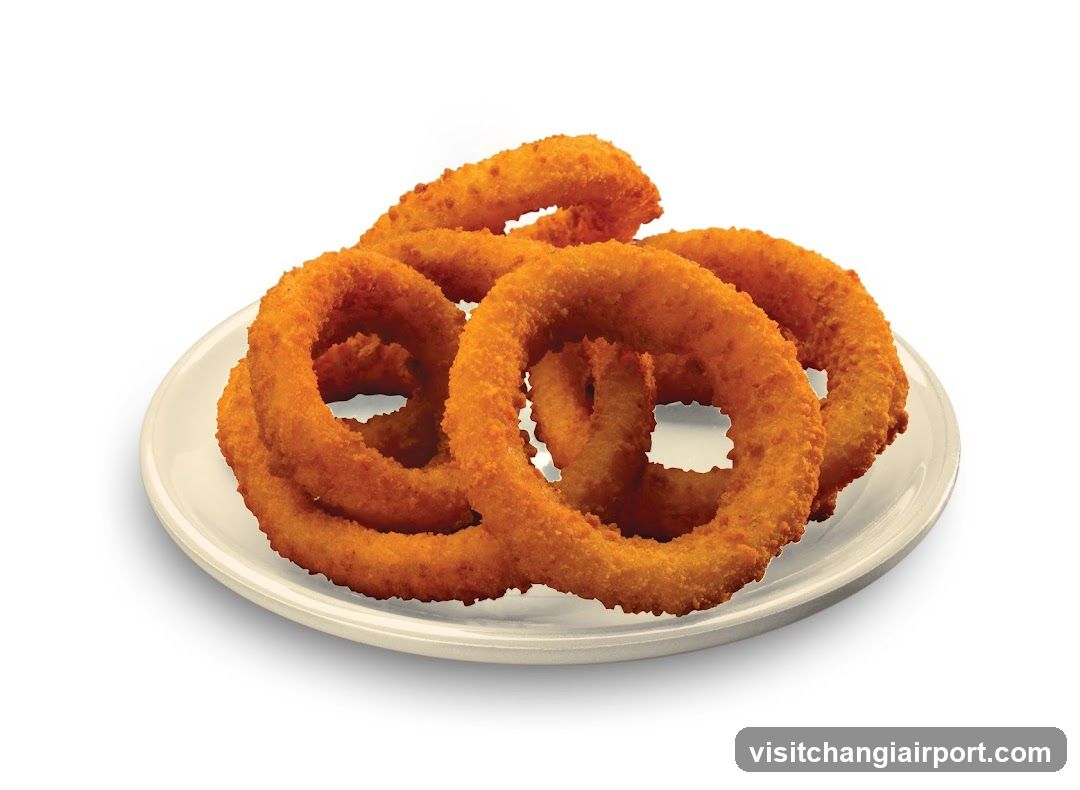 Onion Rings on a Plate