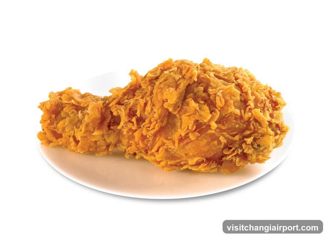 Fried Chicken on Plate