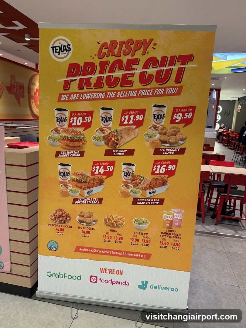 Texas Chicken Price Cut Flyer
