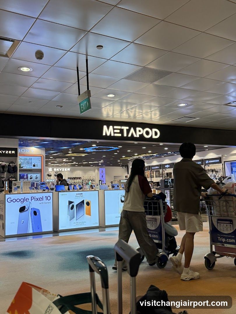 Airport Terminal Interior with Shopping Area