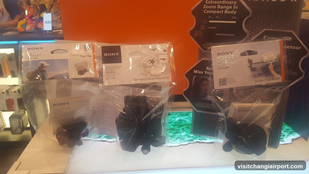 Sony Camera Accessories Display