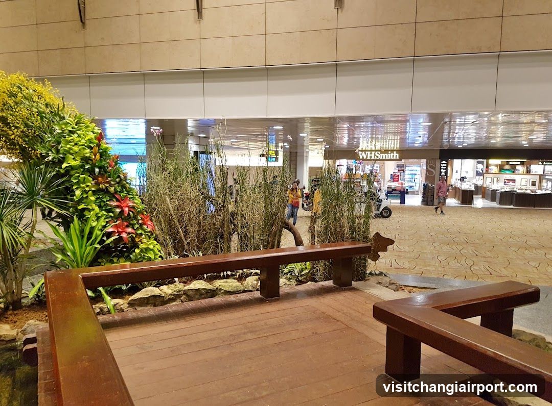 Airport Terminal Interior View