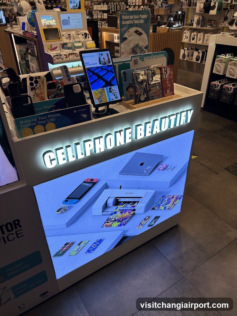 Cellphone Beauty Display