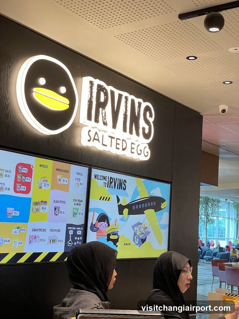 Irvin's Salted Egg Store Interior