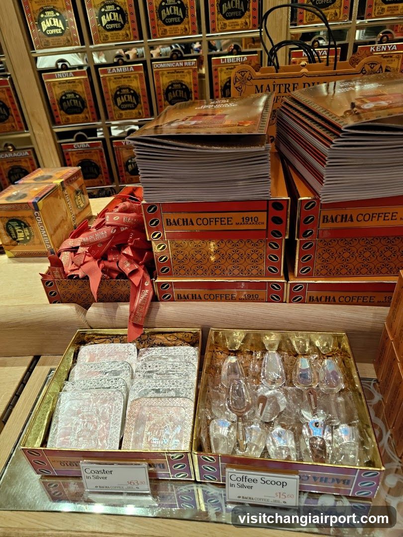 Bacha Coffee Merchandise Display