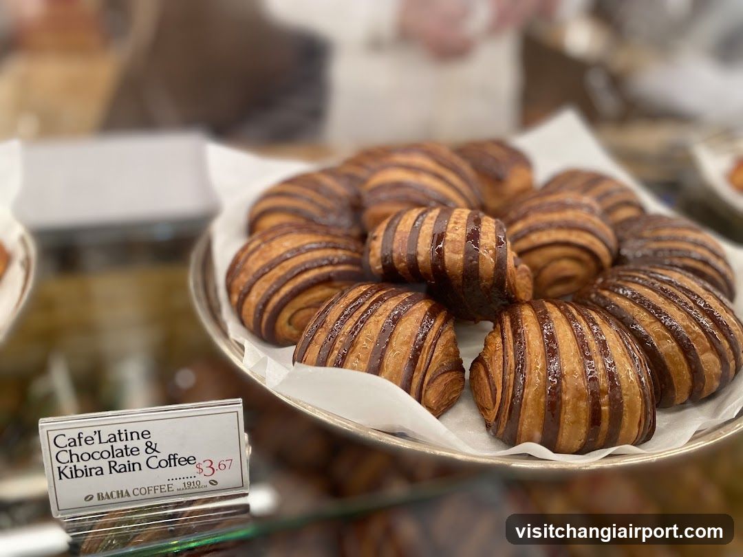 Bacchaf Coffee Pastries Display