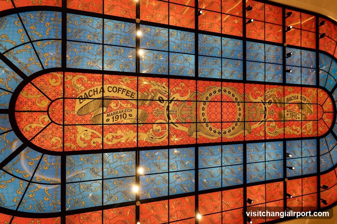 Bacha Coffee Stained Glass Ceiling