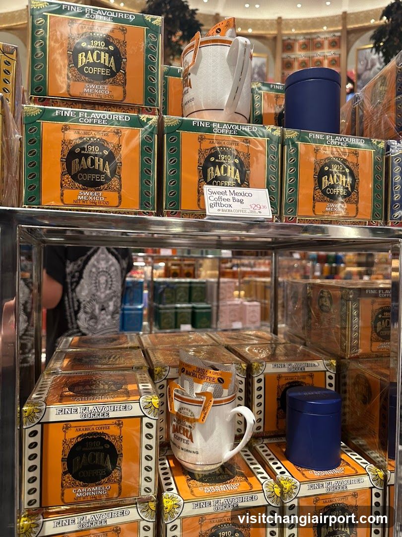 Bacha Coffee Shop Interior Display