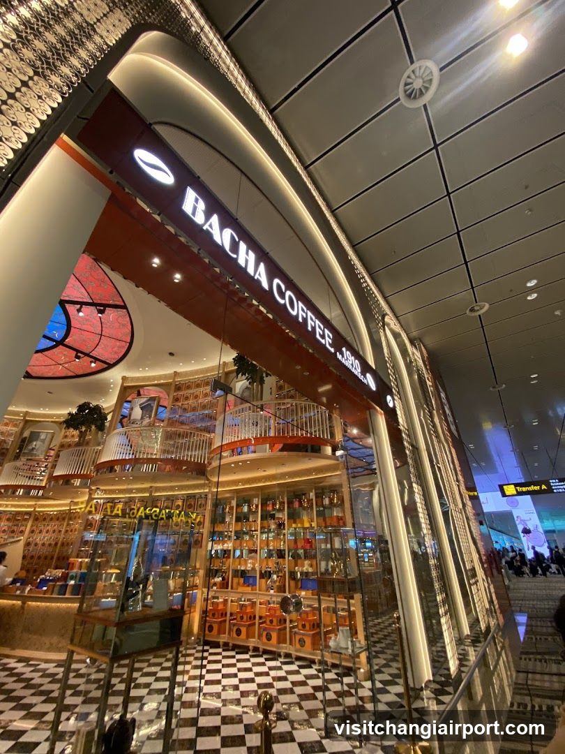 Bacha Coffee The Arch, Changi Int’l Airport Terminal 3