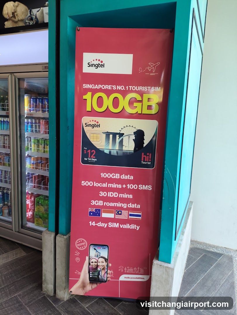 Singtel Tourist SIM Ad
