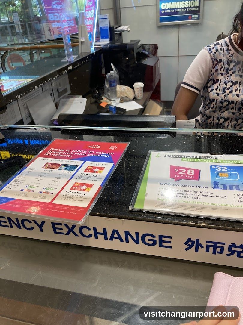 Currency Exchange Counter Interior