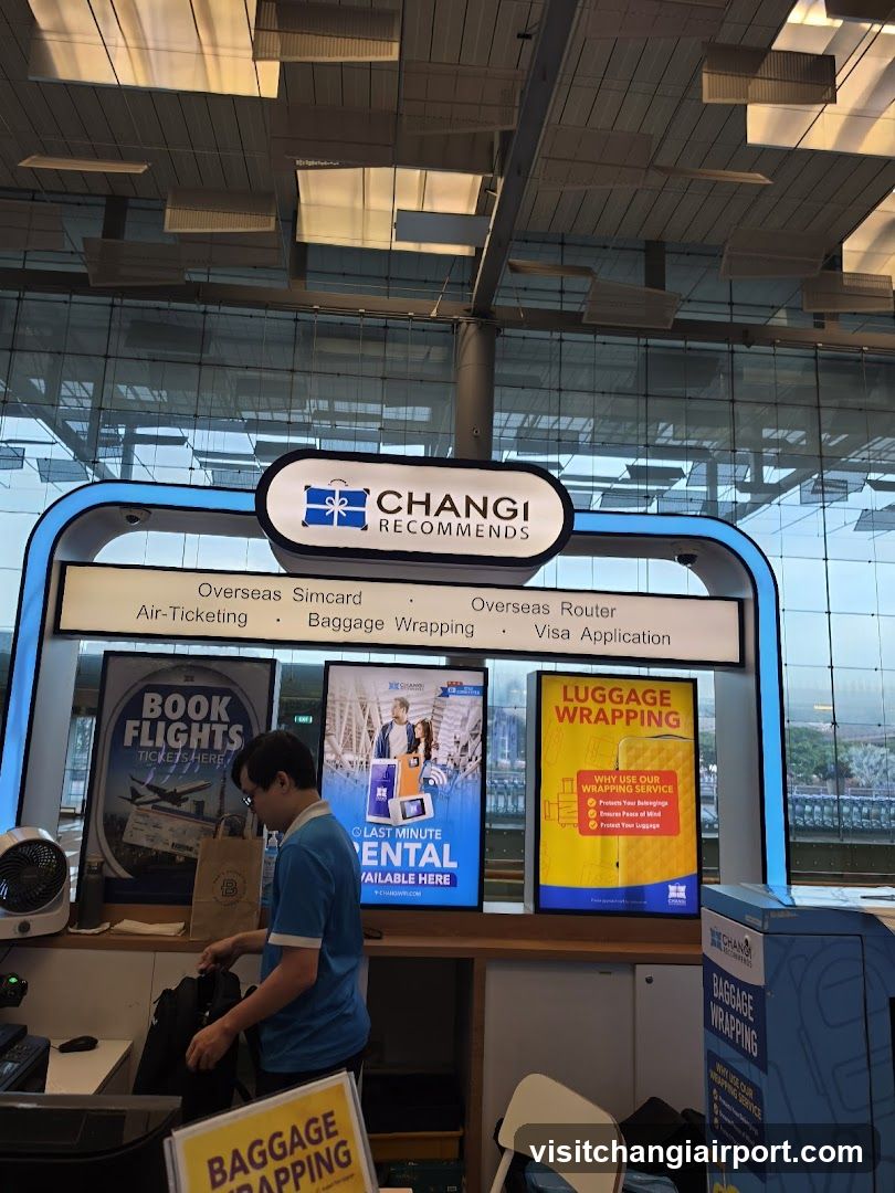 Changi Recommends kiosk