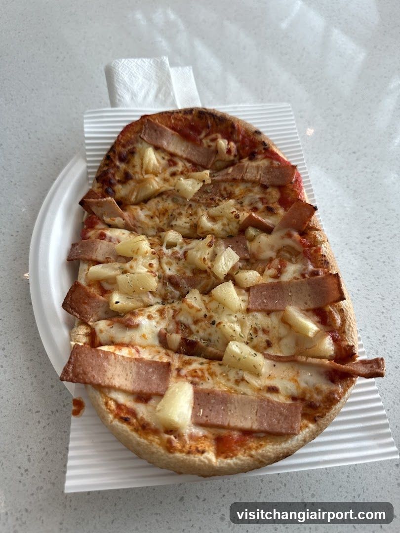 Hawaiian Pizza with Ham and Pineapple