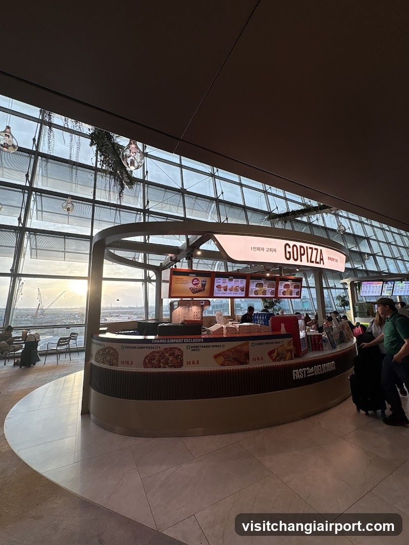 Airport Food Kiosk Interior