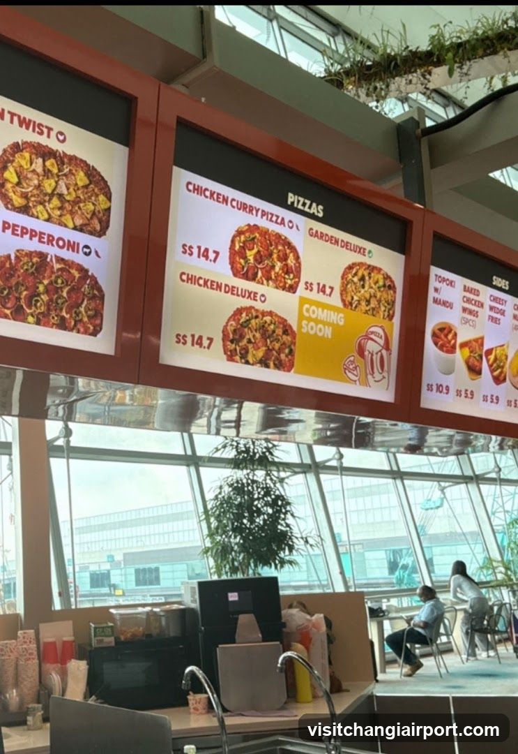 Food Court Menu Display