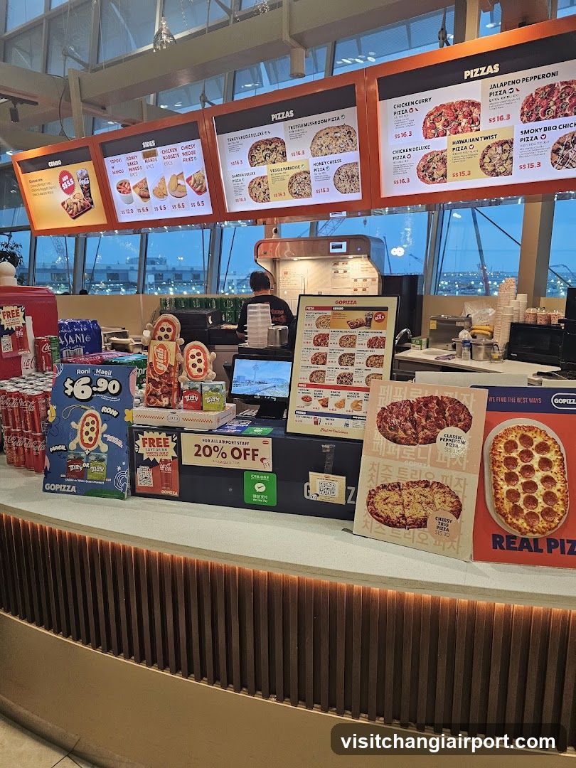 Food Court Counter Display