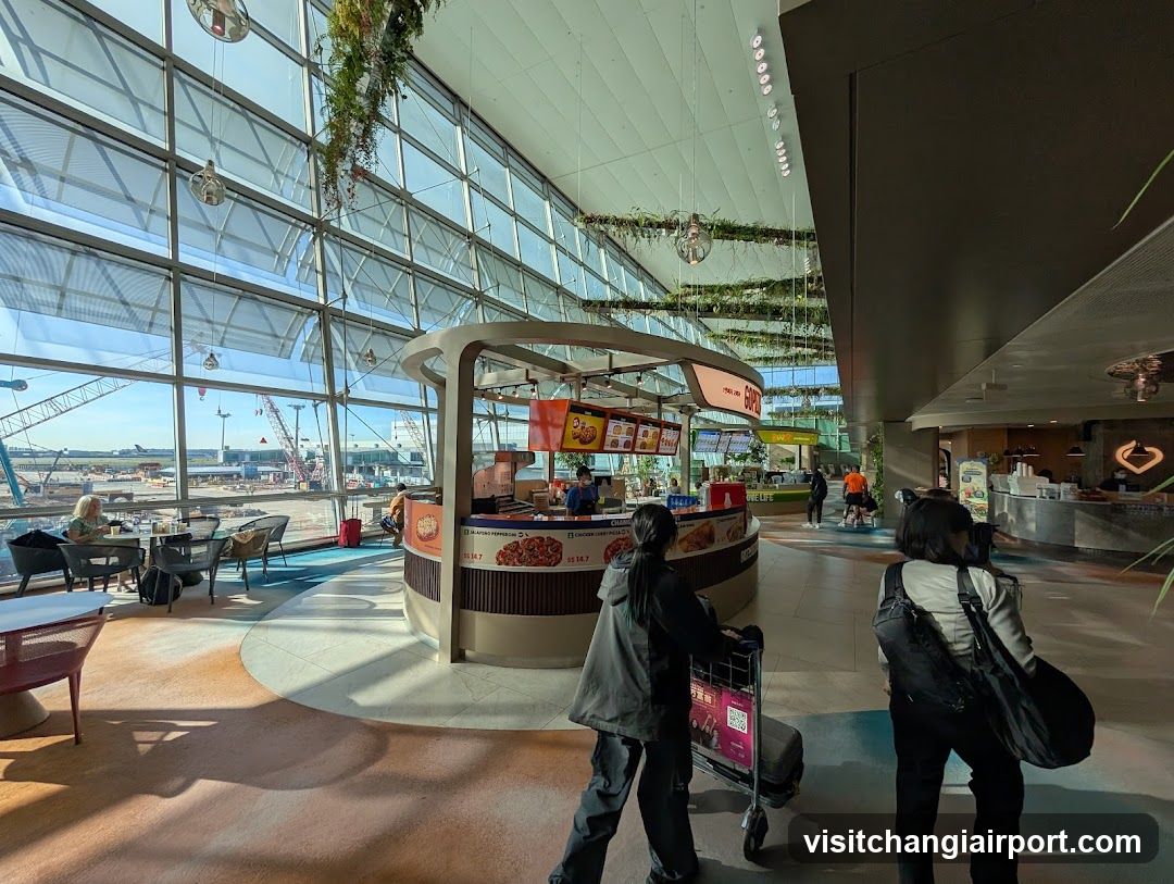 Airport Food Court Interior