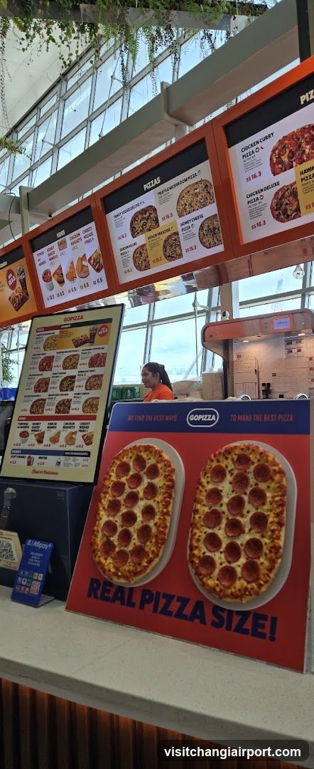 Pizza Shop Interior Display
