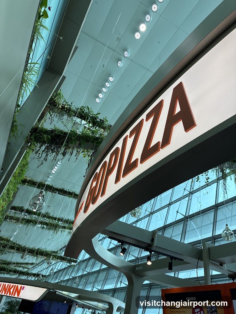 Bopizza Signage in Modern Interior
