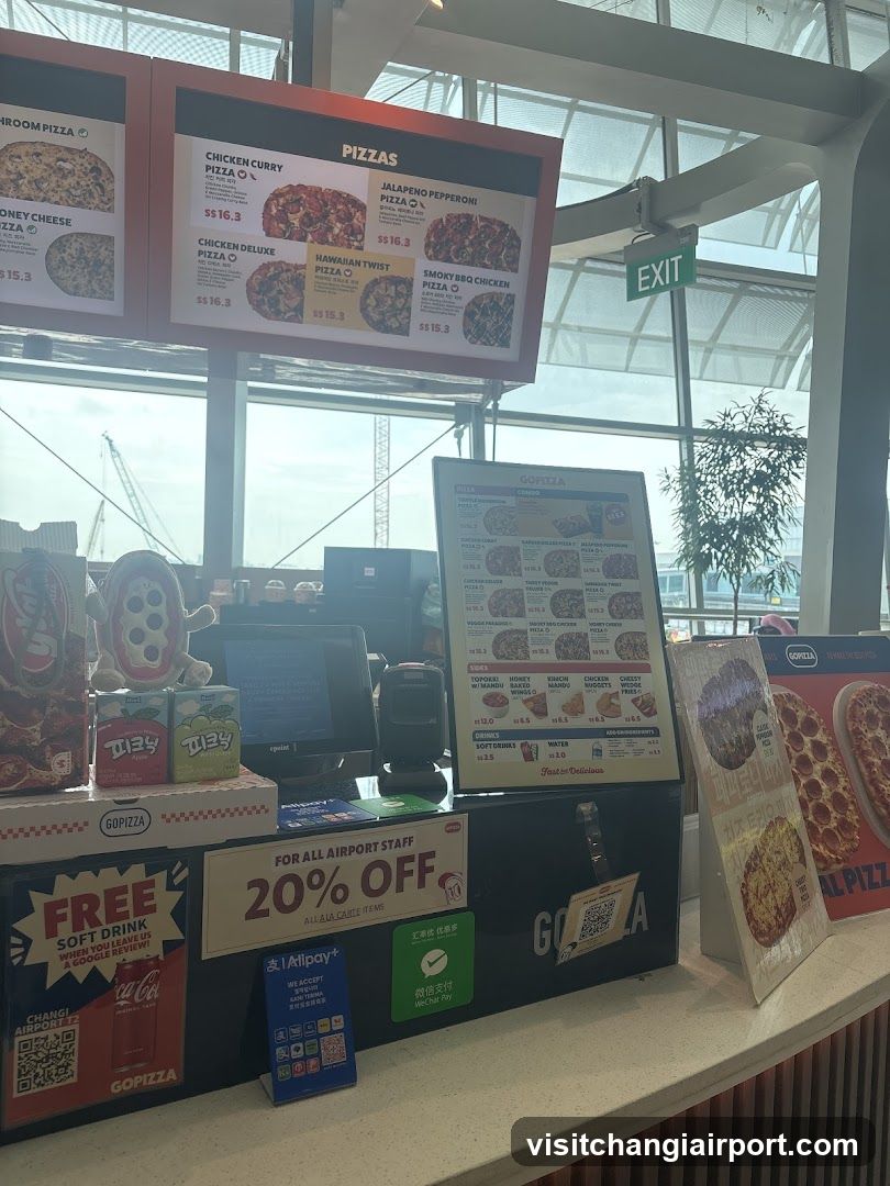 Pizza Counter Display